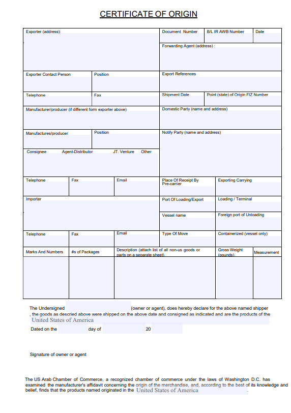 certificateoforigin